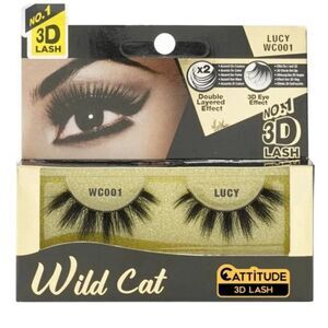 💸5/$15 Ebin New York Wild Cat 3D Eye Lashes-Lucy